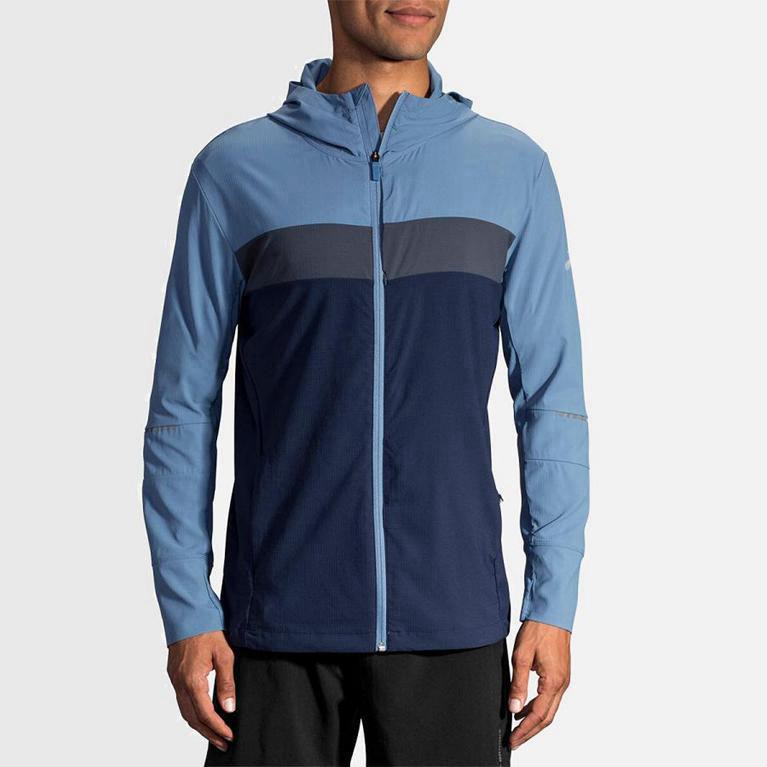 Brooks Canopy - Chaquetas Hombre - Azules (BO9205347)